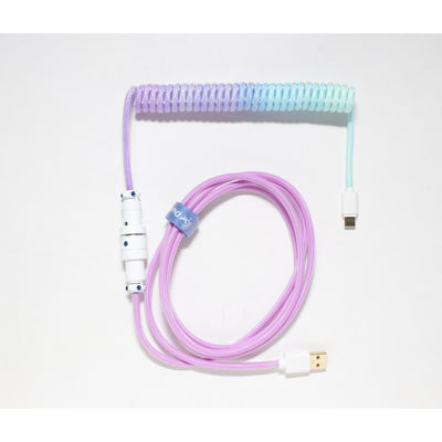 Câble spiralé Ducky V2 Azure