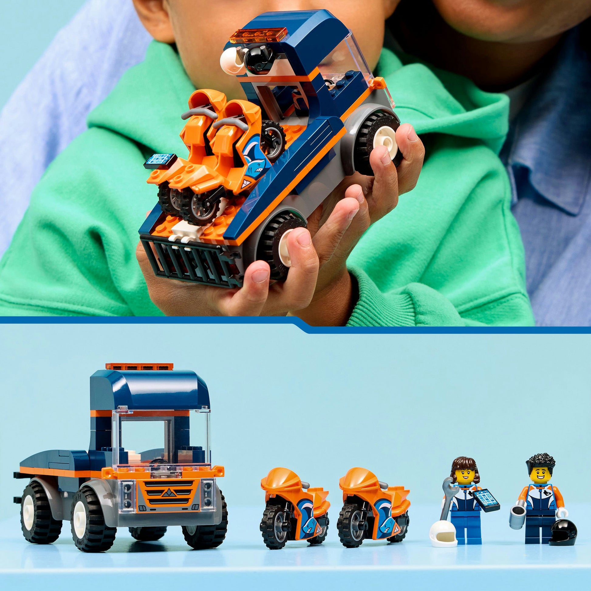 Lego city great Vehicles 60491 transporteur pour motos | 2 pièces