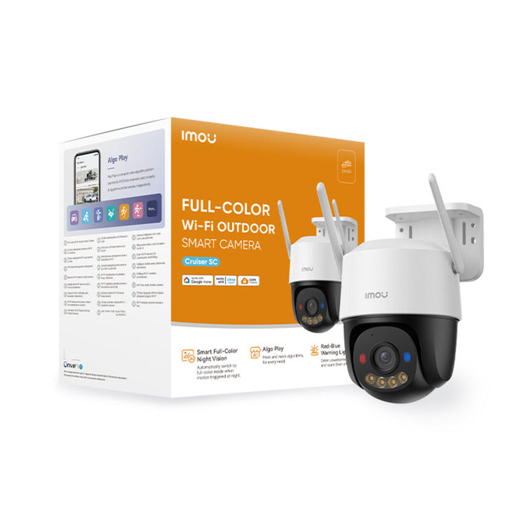 Caméra de sécurité Imou cruiser sc 4k (blanc, 8 mp (3840x2160), poe, wifi 6)