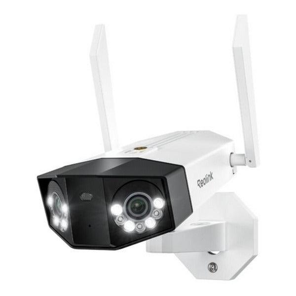Reolink w750, caméra 16mp wifi 6 double bande double objectif (blanc, vue panoramique 180°)