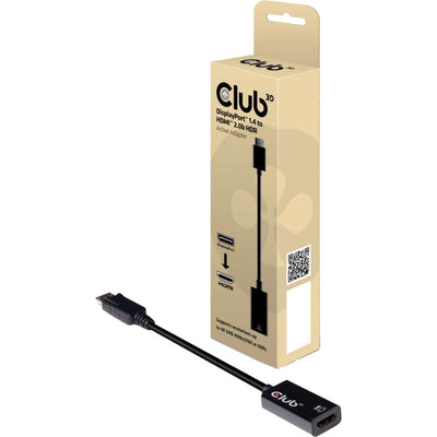 Club 3D DisplayPort 1.4 à HDMI 2.0b HDR Adaptateur actif
