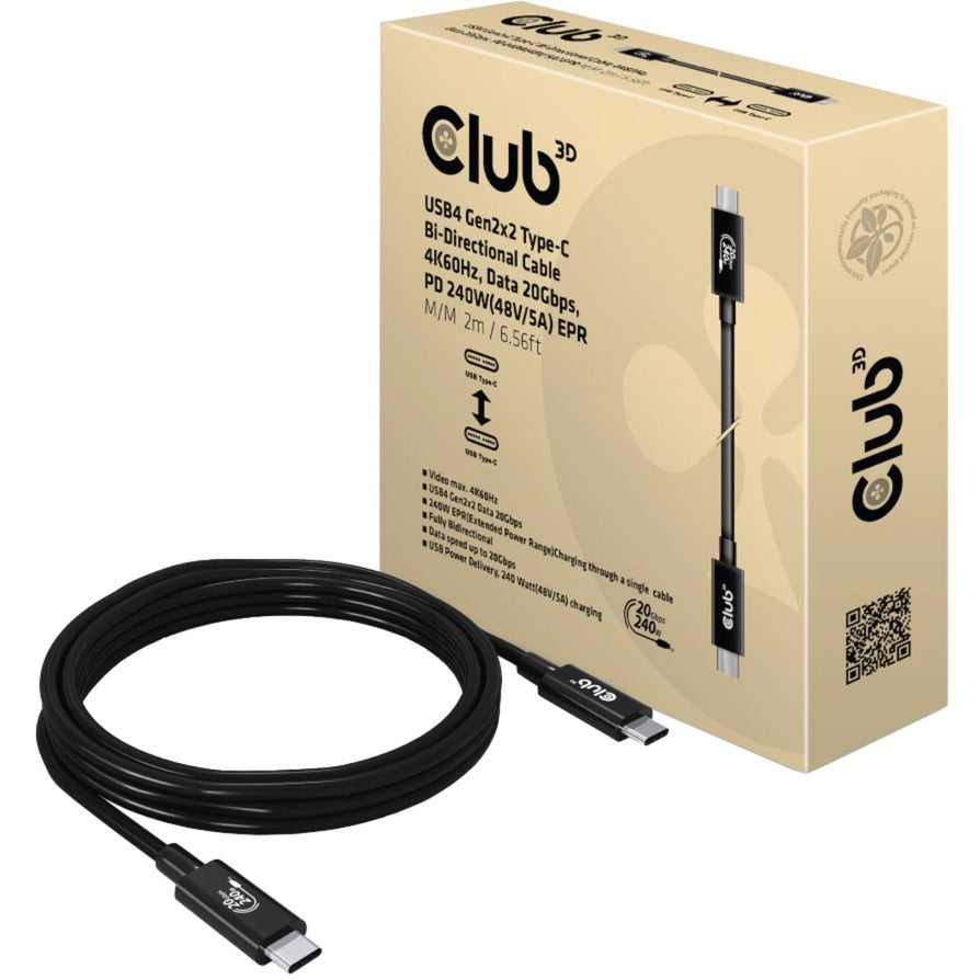 Club 3D USB4-C Gen2x2 Bidirectionnel