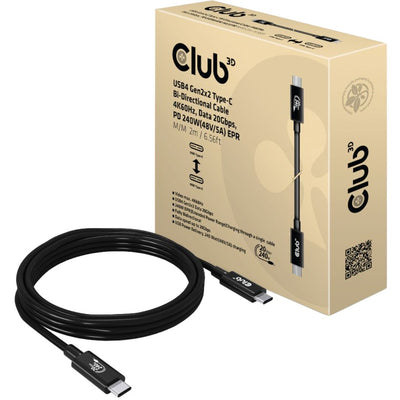 Club 3D USB4-C Gen2x2 Bidirectionnel