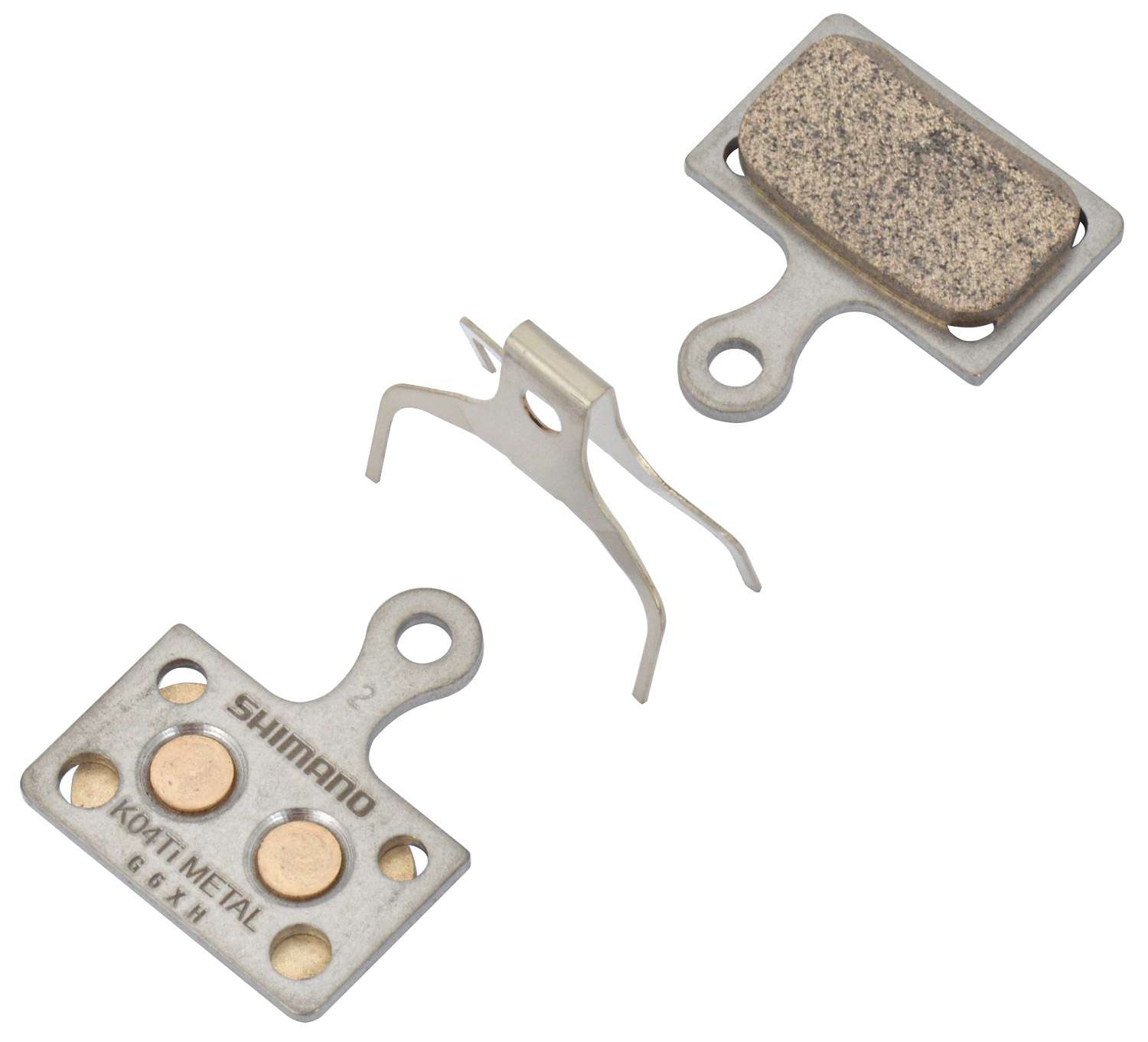 Plaquettes de frein à disque en métal Shimano k04ti
