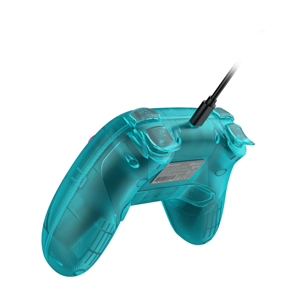 Manette Gamesir Nova HD Rumble NS (bleu sarcelle, PC, Steam, Android, iOS, Switch, Bluetooth 2,4 GHz USB)