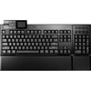 Soyez silencieux! Clavier de jeu mécanique RVB tactile silencieux à montage sombre (noir, disposition américaine (qwerty), tactile silencieux, 100 %, argb, touches pbt à double prise, station d'accueil multimédia)