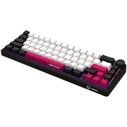 Lorgar kbp70mw, clavier de jeu (noir, disposition américaine, violet toxique logar, 65%, rvb, remplaçable à chaud, pbt double-shot, bluetooth 2.4ghz usb) - afbeelding 2