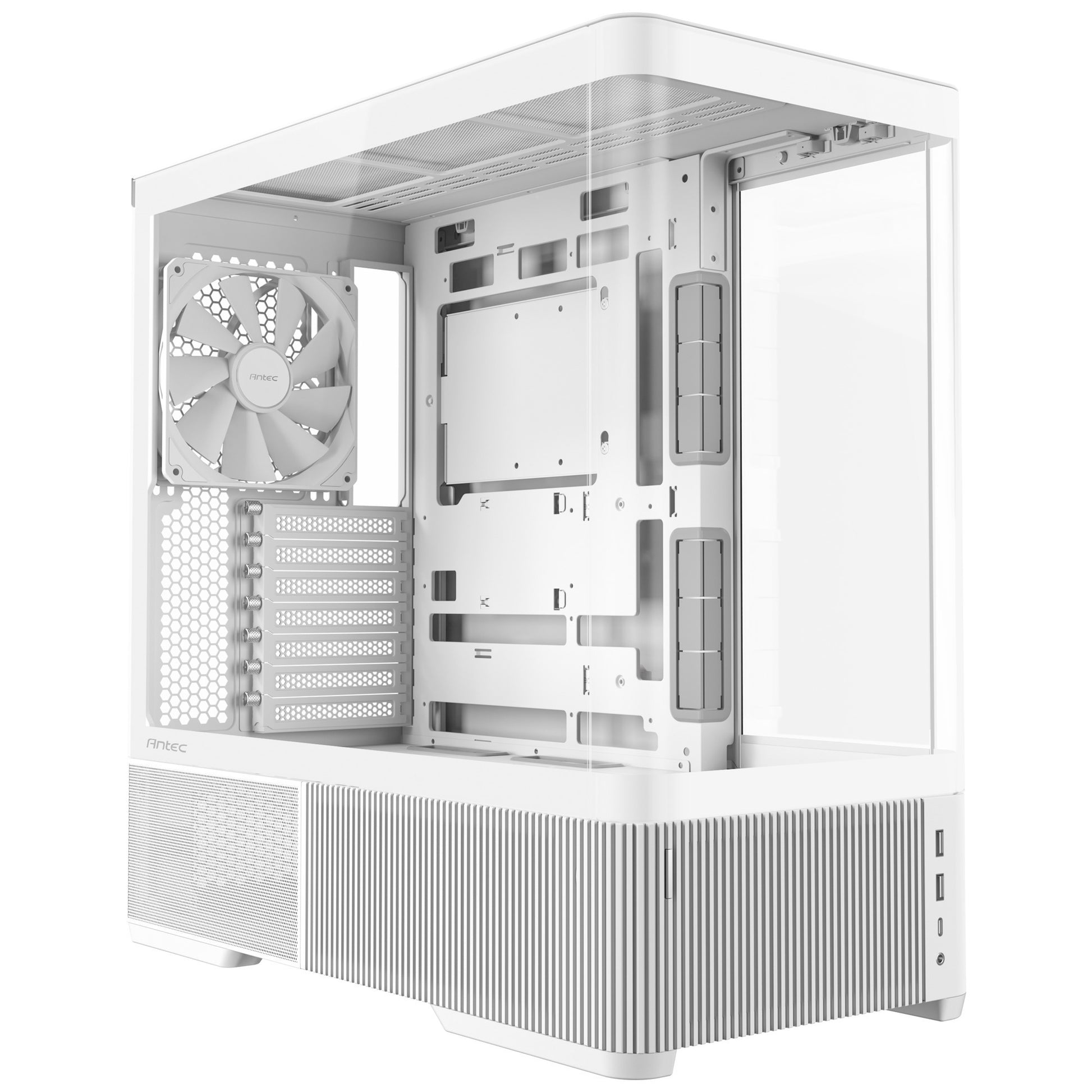 Boîtier tour midi Antec C6 Curve Air (blanc | 2x USB-A | 1x USB-C | verre trempé)