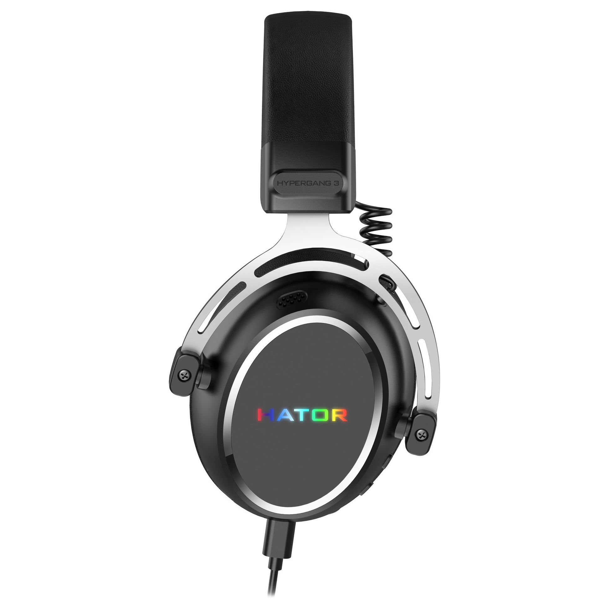 Casque de jeu supra-auriculaire USB Hator Hypergang 3 (noir, RVB, surround virtuel 7.1, USB Bluetooth)