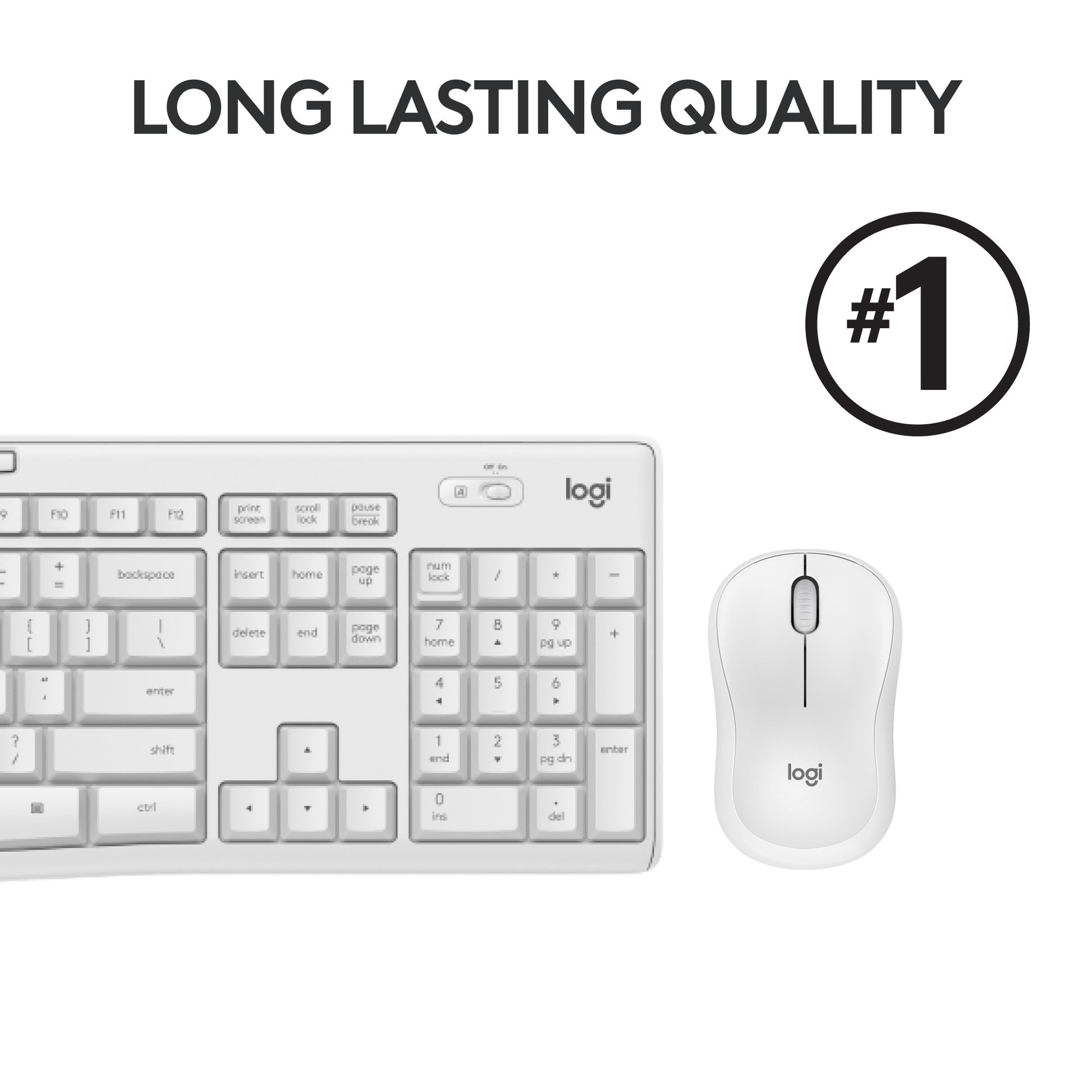 Logitech MK295 Clavier et combo de souris sans fil silencieux Logitech MK295