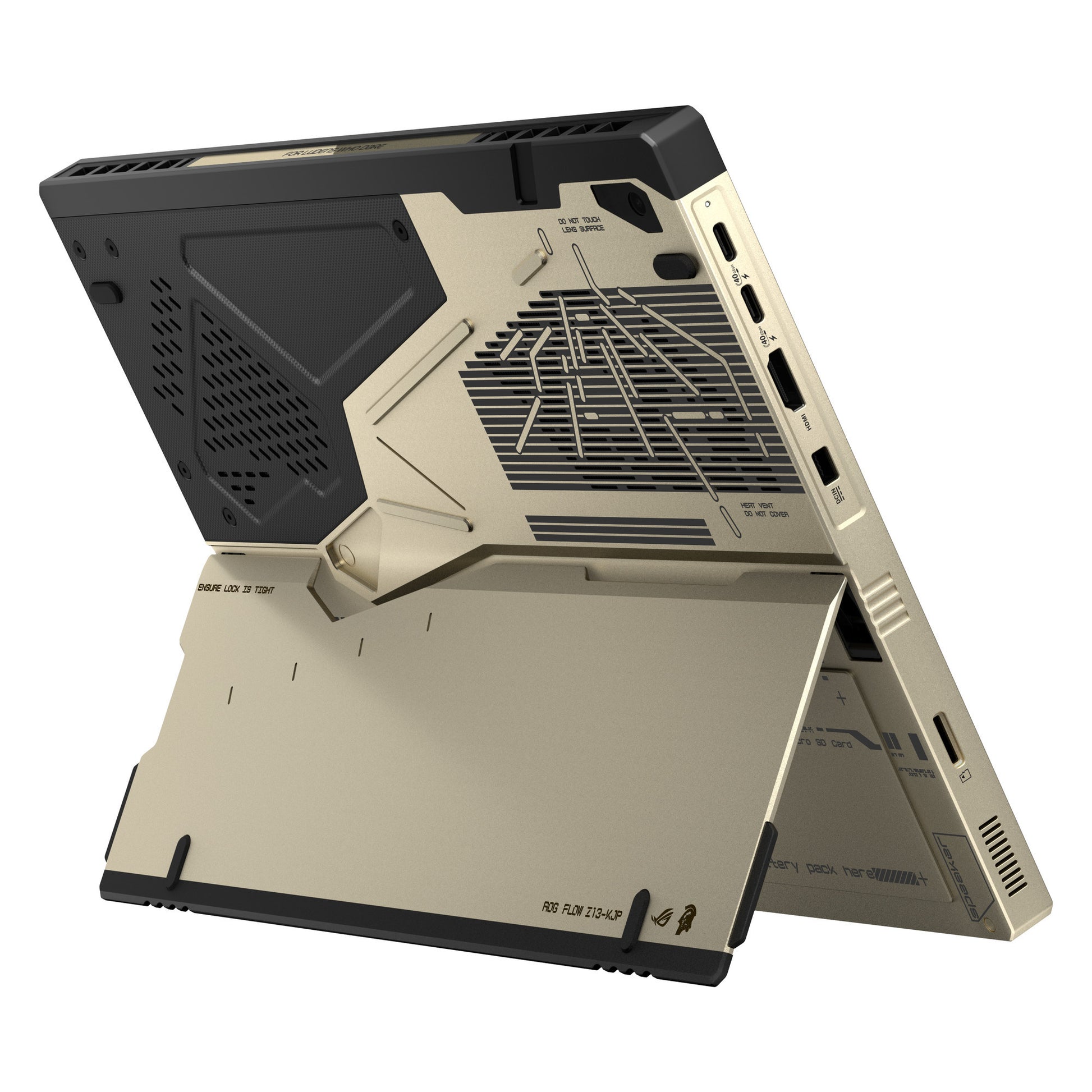 Asus rog flow z13-kjp gz302eac-ru178w 13,4 ordinateur portable de jeu 2-en-1 (or noir | ryzen al max+ 395 | radeon 8060s | 128 Go | SSD 1 To | tactile)