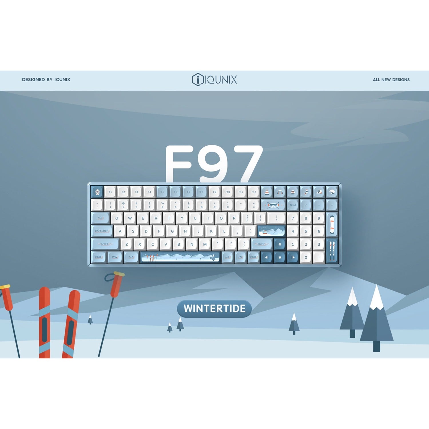 IQUnix F97 Witertide Wireless Kearyboard
