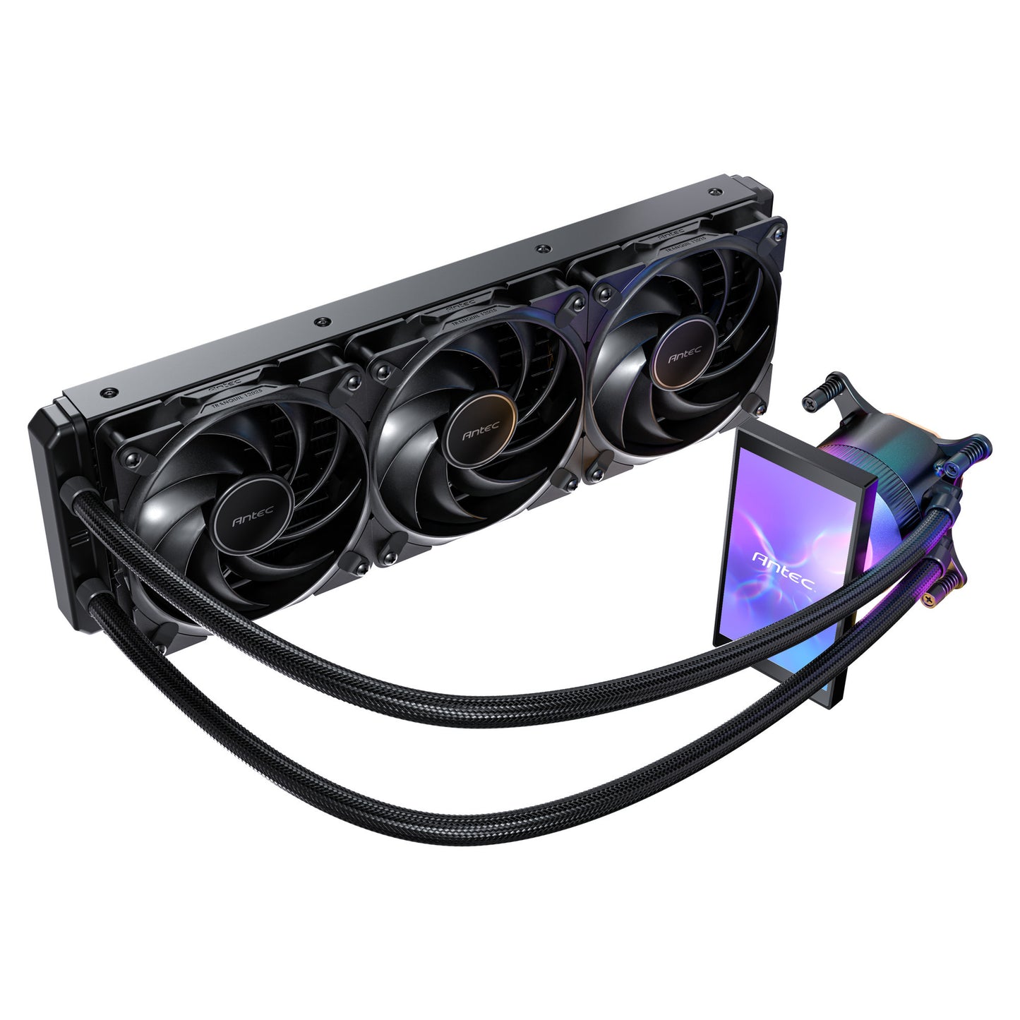 Antec vortex view 360 refroidissement par eau (noir)