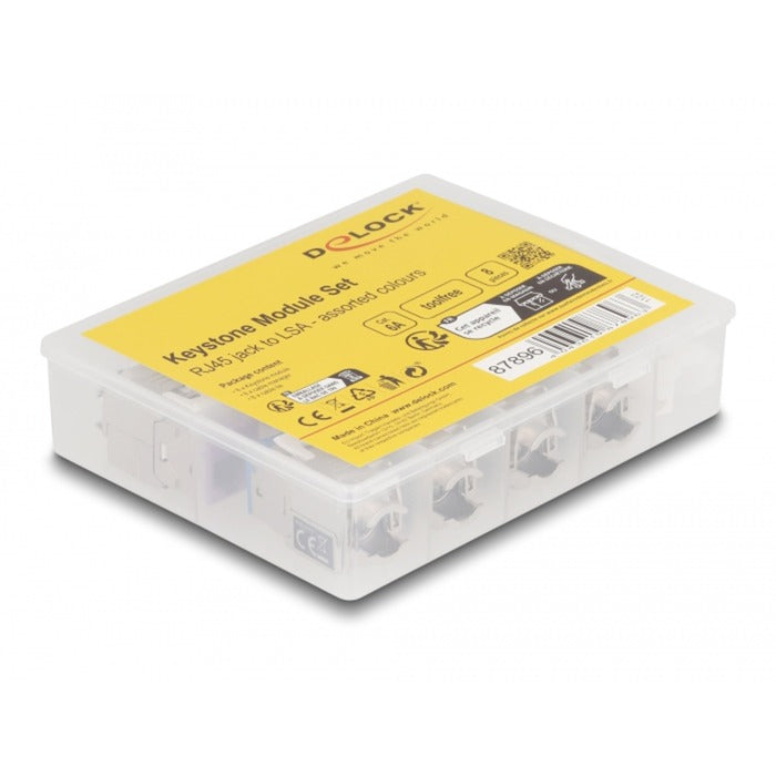 Module Dellock Keystone RJ45 Jack à LSA Cat 6A Tolfree