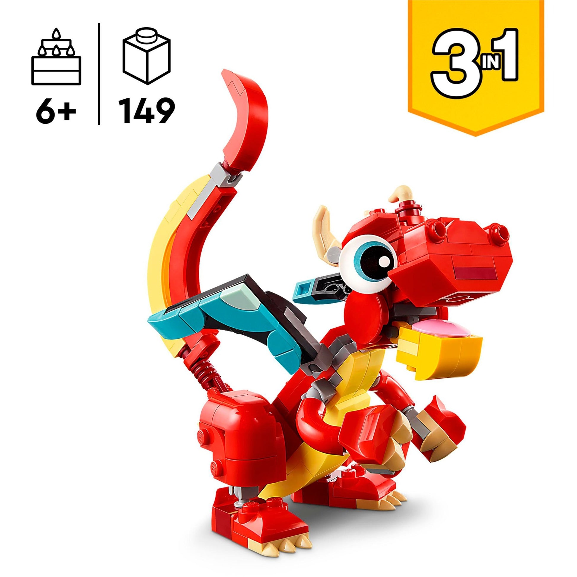 Lego LEGO Creator 31145 Dragon rouge