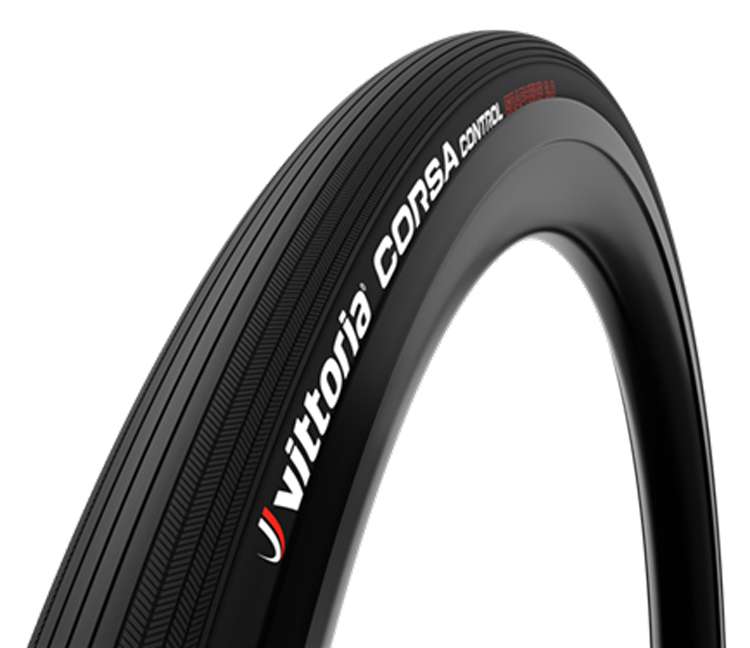 Vittoria - corsa control tlr graphène 2.0 pneu souple noir 700x25c