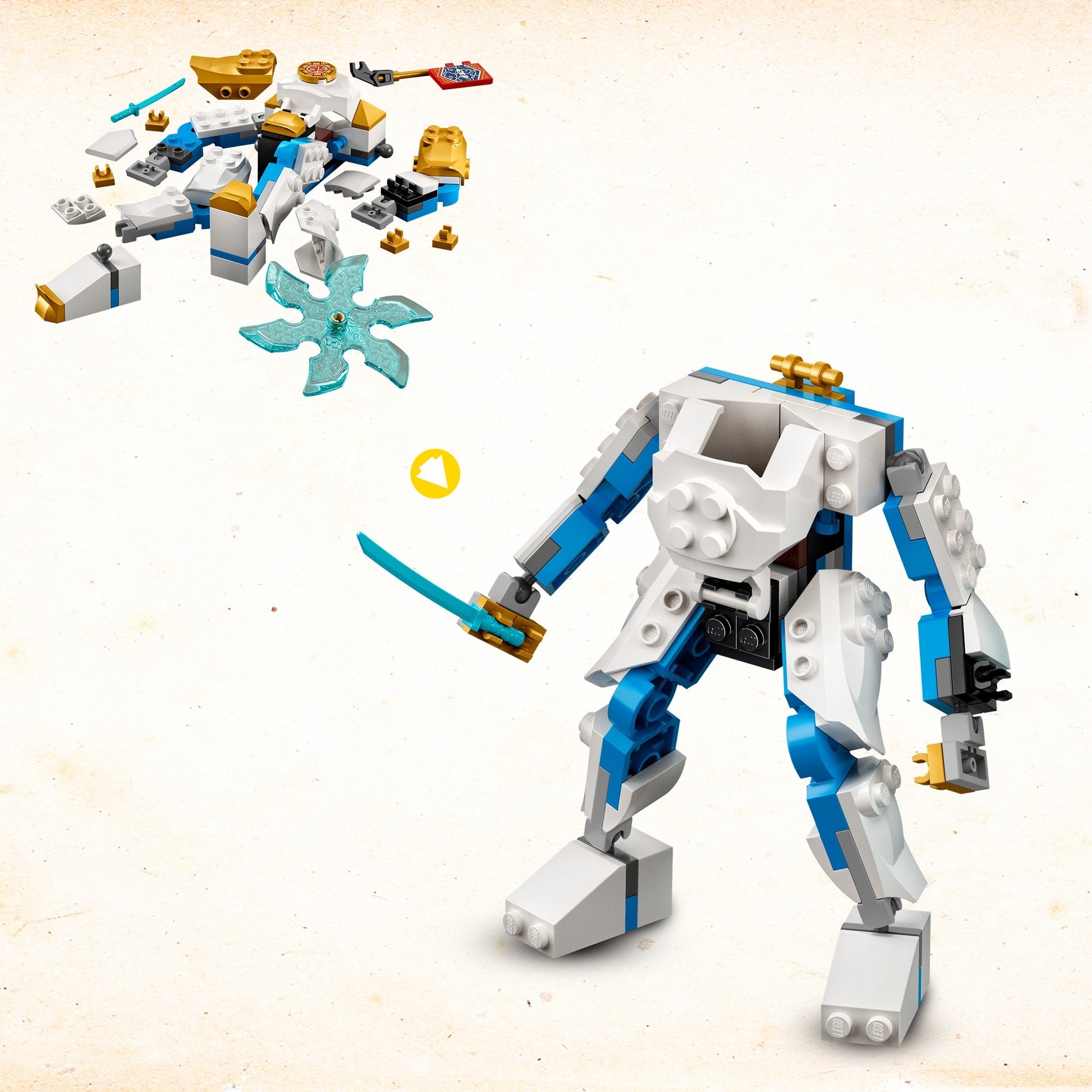 Lego Ninjago - Jouet de construction Power-Up Mech EVO de Zane (71761)