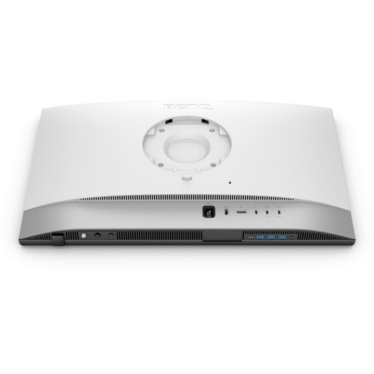 Moniteur Benq PD2730S 27 5K UHD (blanc argent, HDMI, DisplayPort, audio, Thunderbolt 4, USB-C)