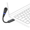 Microphone de cou de cygne de Dellock USB avec bouton muet