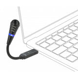 Microphone de cou de cygne de Dellock USB avec bouton muet - afbeelding 2