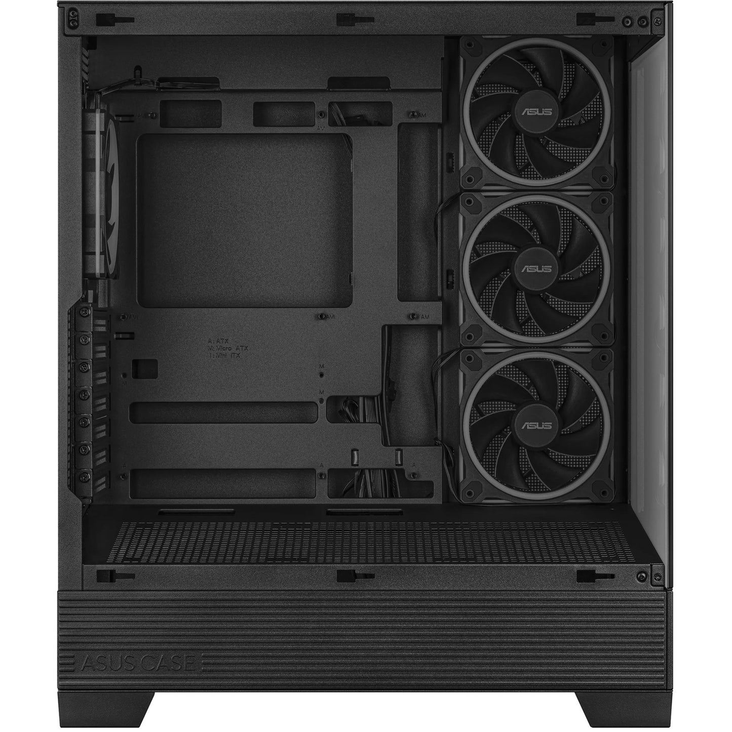 Boîtier tour midi Asus a31 plus (noir | 2x USB-A | 2x USB-C | verre trempé)