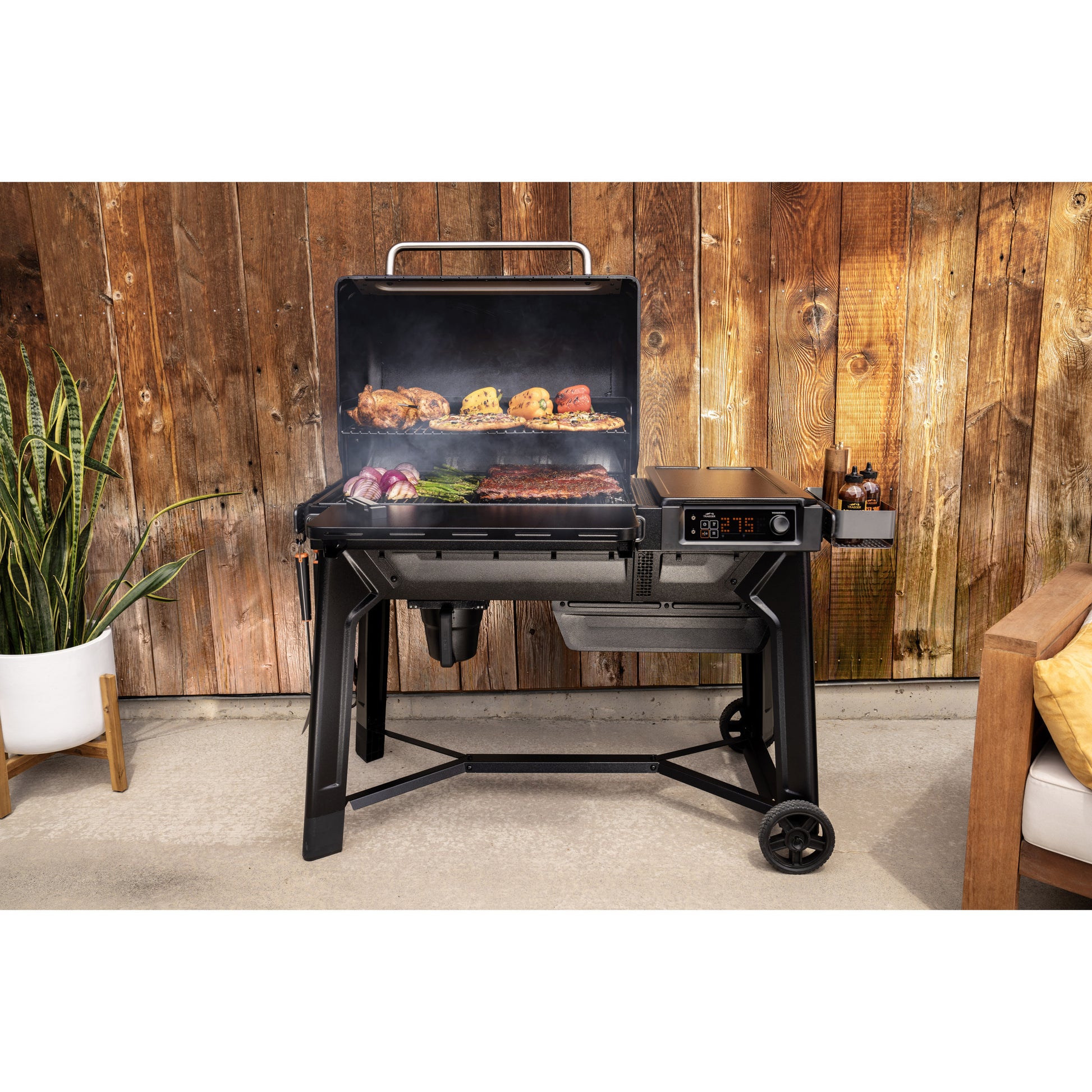 Barbecue à granulés Traeger Woodridge (noir, wifire)