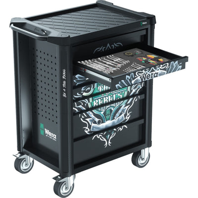 Wera 9700 chariot d'atelier Tool Rebel 1, 94 pièces - 05150130001