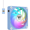 Thermaltake ct120 ex argb sync ventilateur de refroidissement PC hortensia bleu (pack de 3 ventilateurs) ventilateurs de boîtier (bleu clair, 3 pièces, 120 x 120 x 25 mm, pwm)