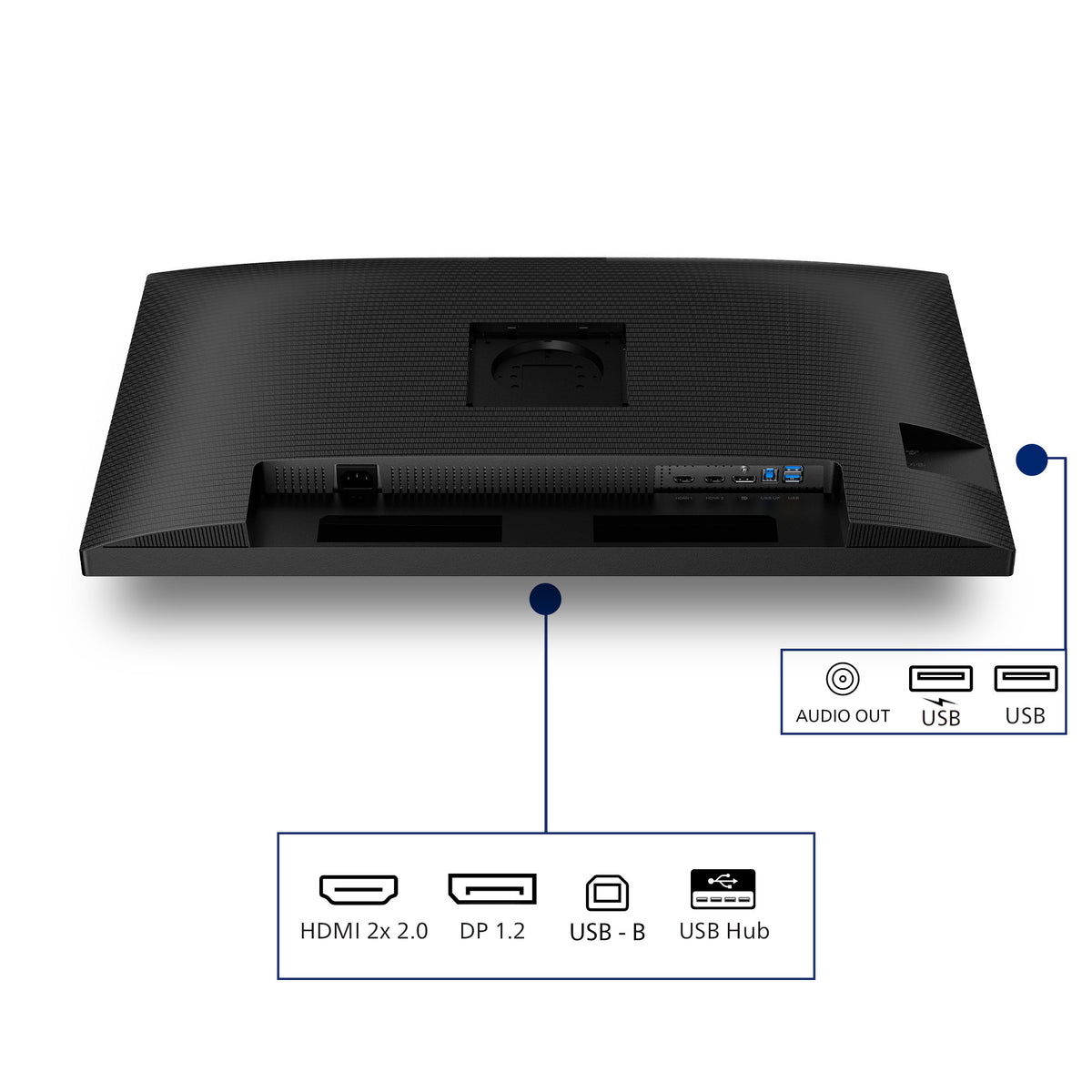 Moniteur Philips 32b2n3500 31,5 (noir, 2x HDMI, port d'affichage, 3x USB-A, USB-B)