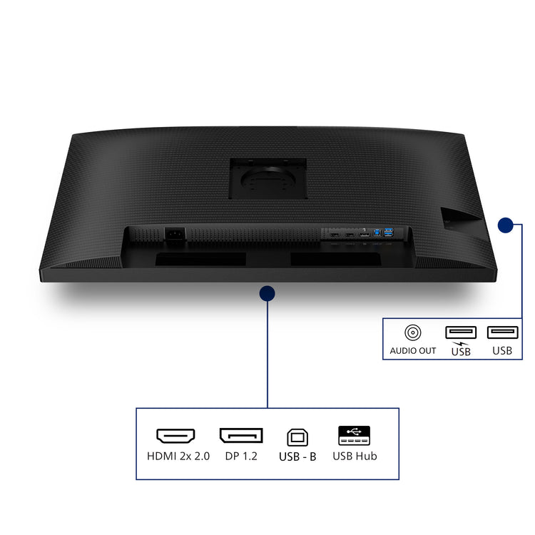 Moniteur Philips 32b2n3500 31,5 (noir, 2x HDMI, port d'affichage, 3x USB-A, USB-B)