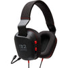 Casque stéréo filaire Powera pour casque de jeu supra-auriculaire Nintendo Switch 2 (noir rouge, Nintendo Switch 2, Nintendo Switch – modèle OLED, Nintendo Switch, Nintendo Switch Lite)