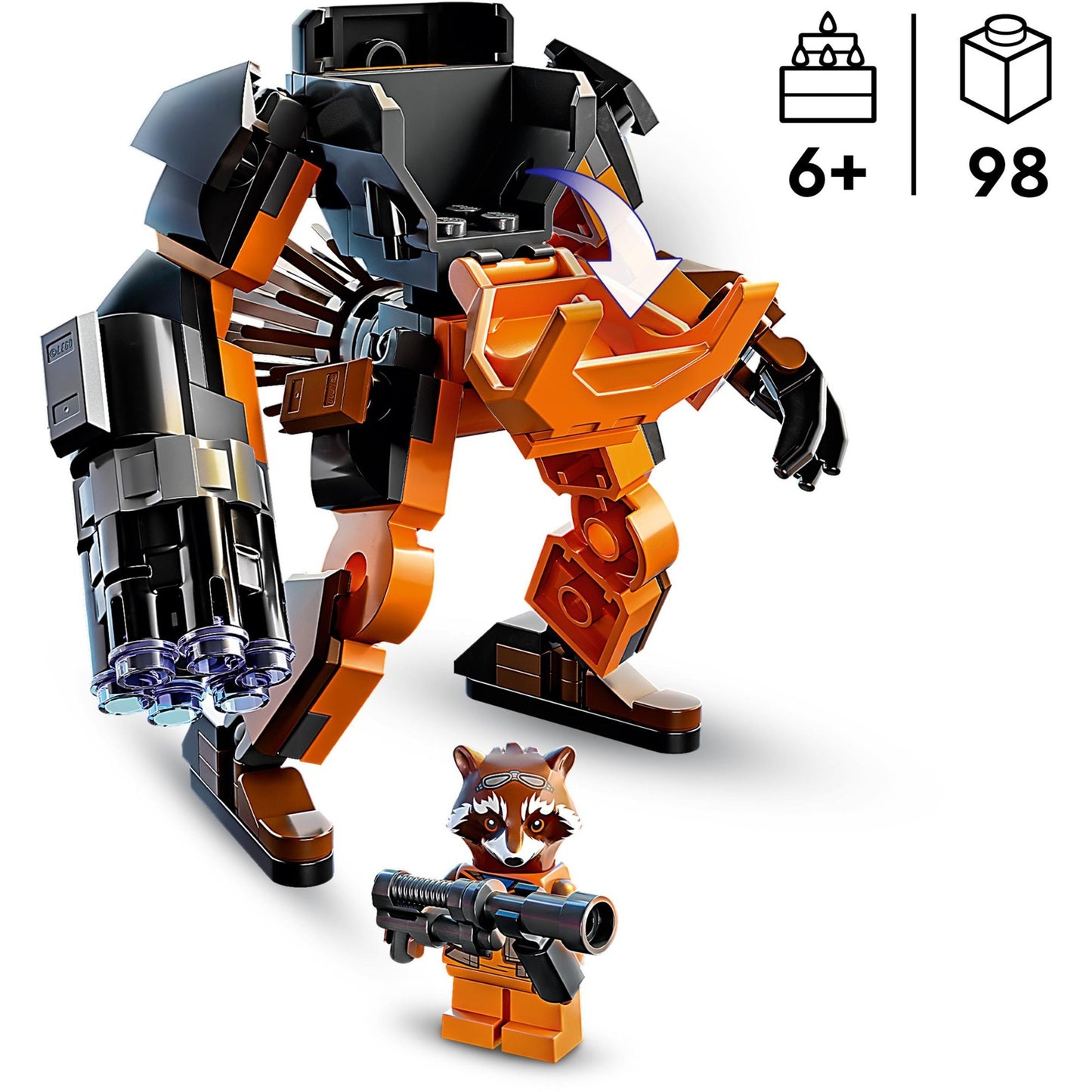 Lego Lego Avengers 76243 Rocket MechanPantsser
