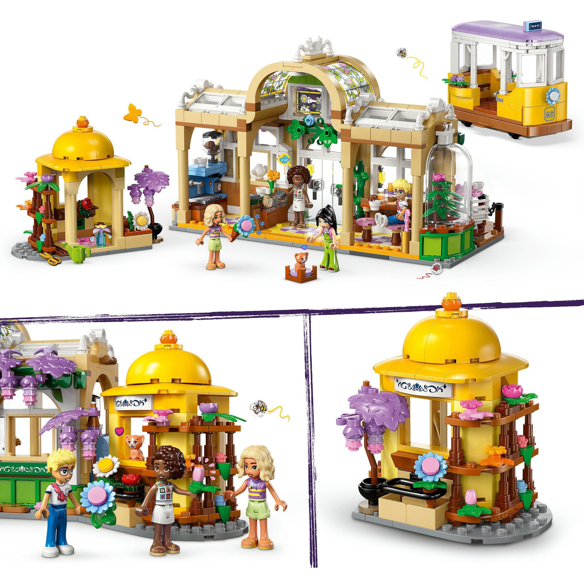 LEGO 42671 Amis Plantcafé et Bloemenwinkel