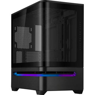 Boîtier tour midi Asus Prime Ap202 (noir | 2x USB-A | 1x USB-C | RVB | verre trempé)