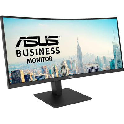 Moniteur ultra-large incurvé Asus va34vcpsr 34 (noir, 100 Hz, HDMI, port d'affichage, audio, LAN, USB-C)