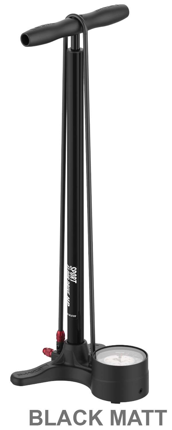 Pompe à pied avec manomètre Lezyne Sport Floor Drive, 220 psi