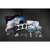 Carte graphique Powercolor Radeon RX 9070 XT Hellhound Reva16GB édition limitée (blanc noir, RDNA4, GDDR6, 3x display port, 1x HDMI) - afbeelding 10