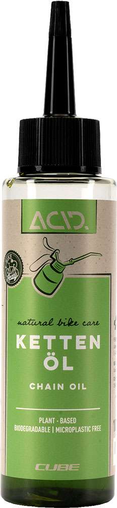Huile de chaîne de vélo naturelle acide 100 ml