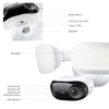 Caméra de sécurité WiFi Reolink F751W Elite Floodlight (Blanc, UHD 4K, WiFi)
