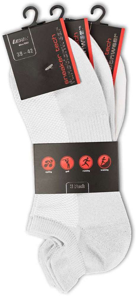 Lenz performance sneaker tech - chaussettes de course (paquet de 3)