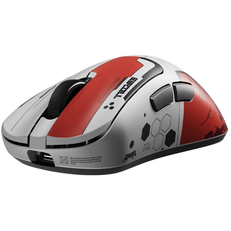 Souris de jeu Pulsar [quiccs edition] xlite v4 (blanc rouge, 32 000 dpi, 8 000 Hz)