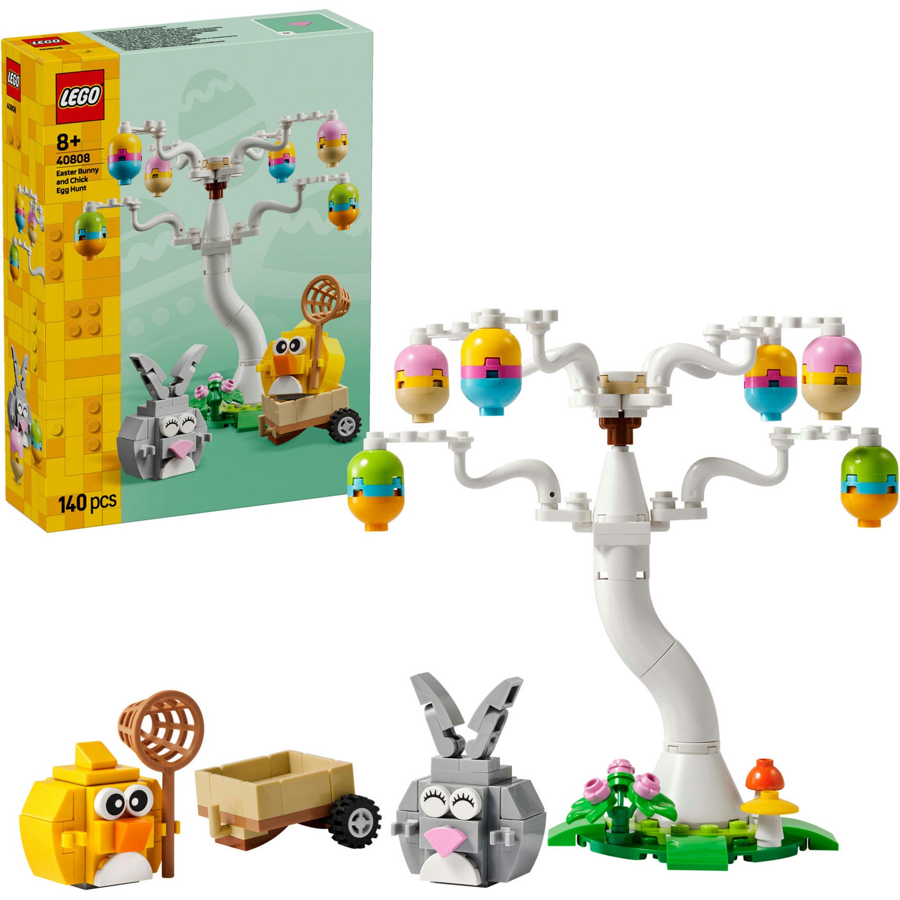 Lego classic 40808 chasse aux œufs avec lapin et poussin