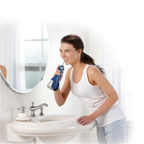 Waterpik WP-583 soins bucco-dentaires bleus avancés sans fil (bleu)