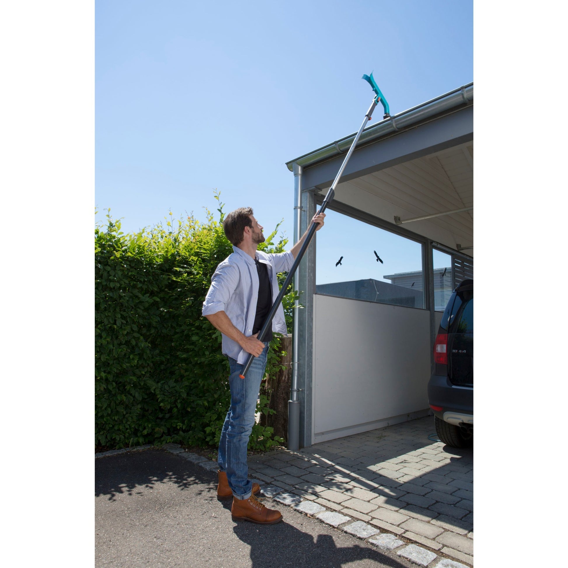 Nettoyeur de gouttières de combisystèmes Gardena