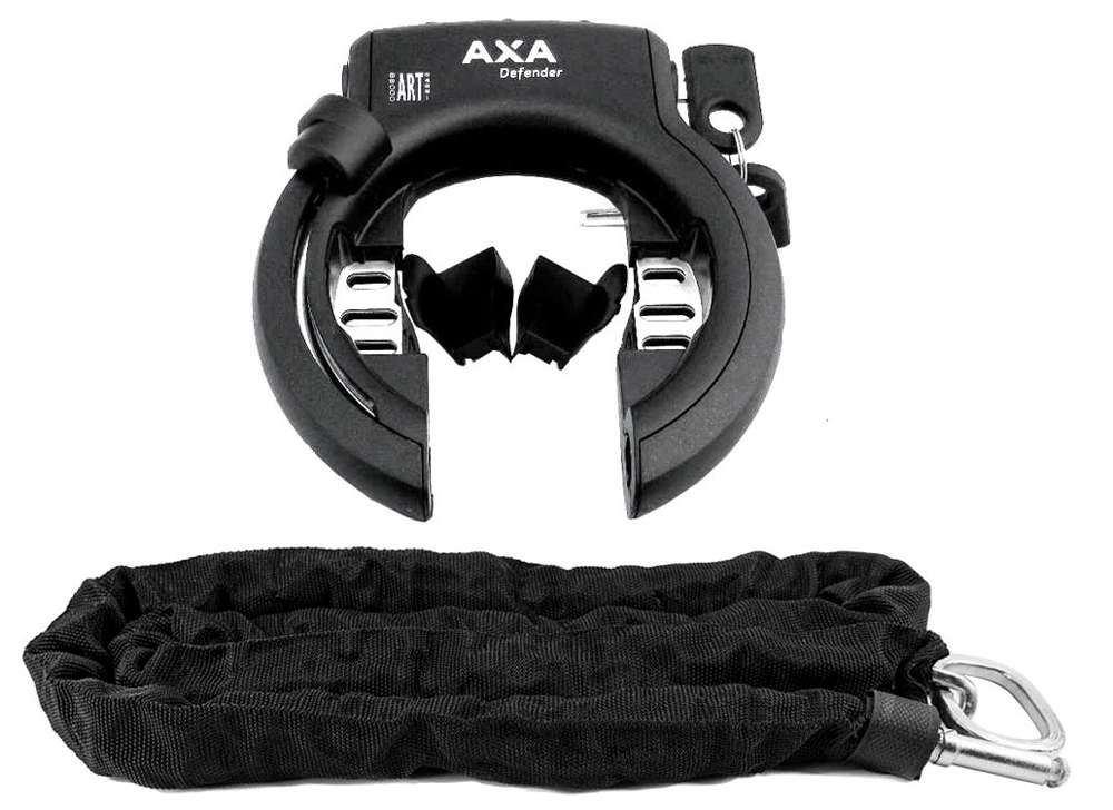 Antivol de cadre Axa Defender RL + chaîne enfichable R-140