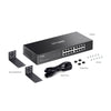 Tp-Link Omada ES216G Switch Gigabit 16 ports facile à gérer (noir)
