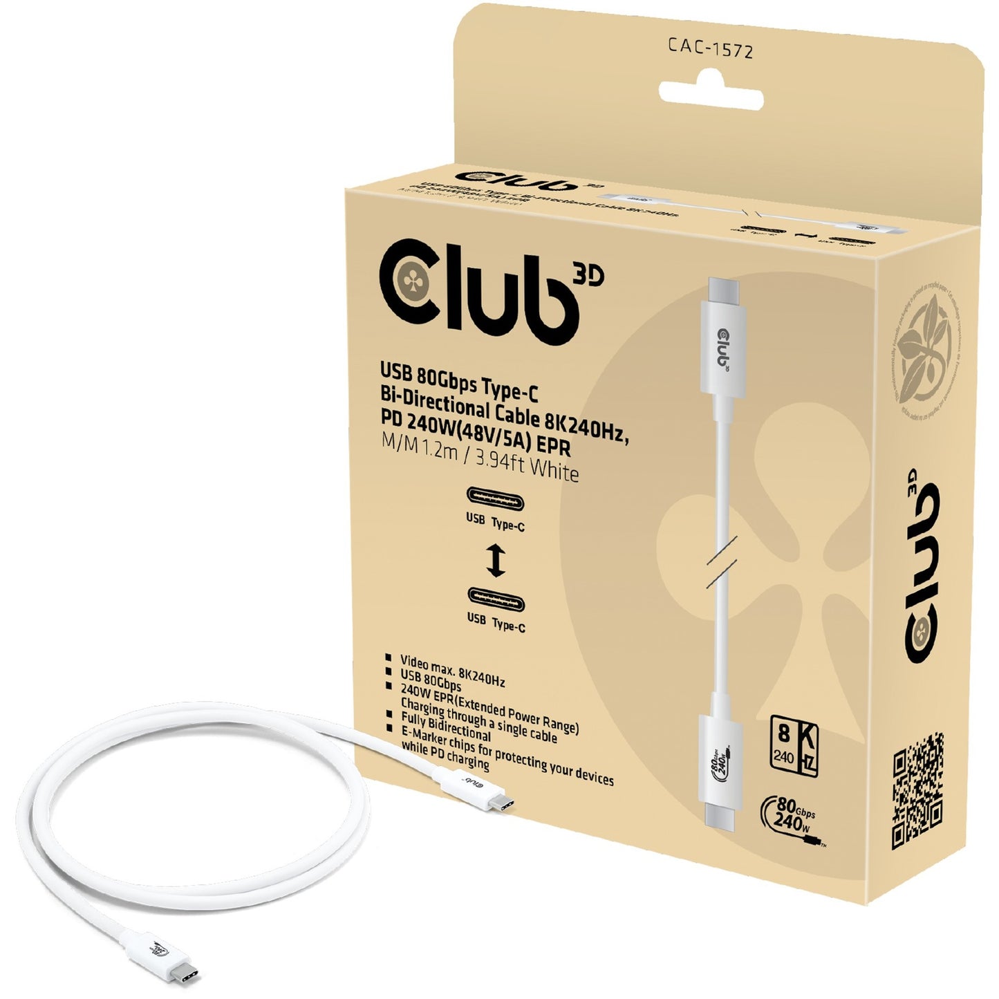 Club 3D USB-C 80 Gbit / ste