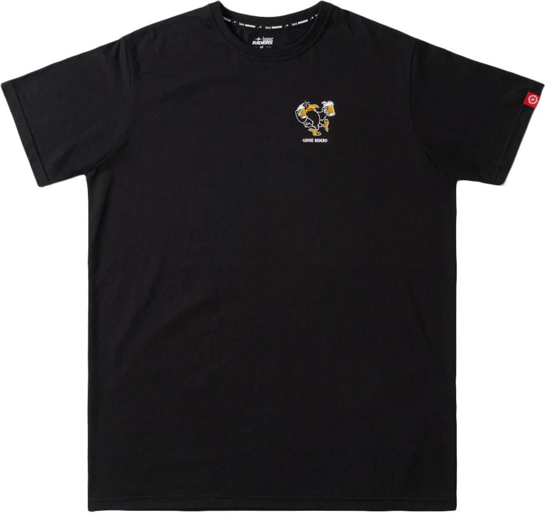 Loose Riders Drinky Crow - tee-shirt technique