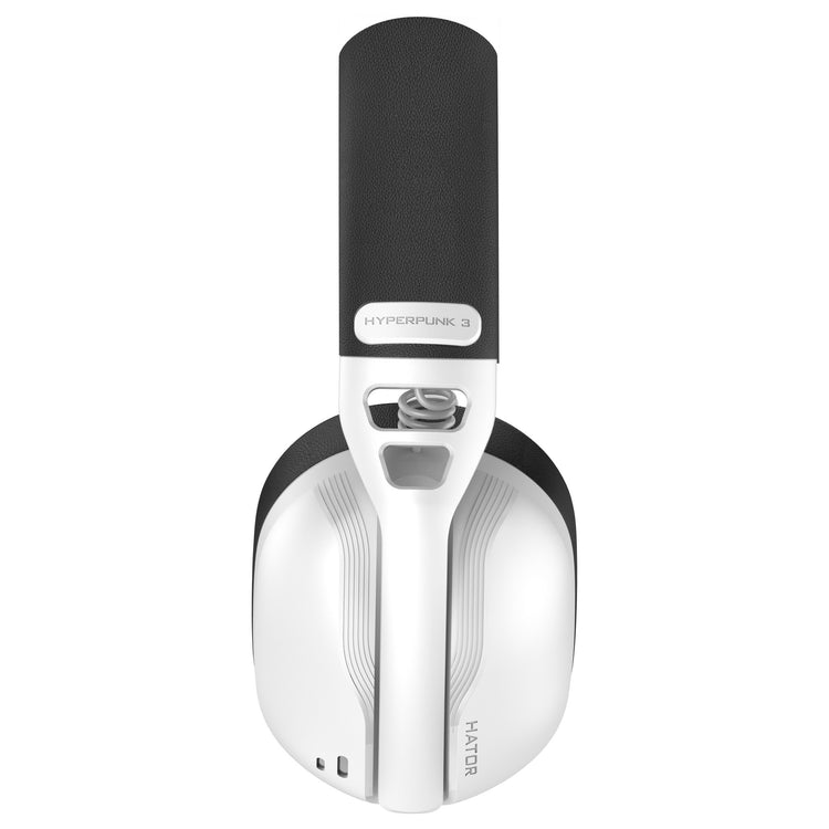 Hator hyperpunk 3 casque de jeu sans fil (blanc, 2,4 GHz Bluetooth 5.4 USB-C)