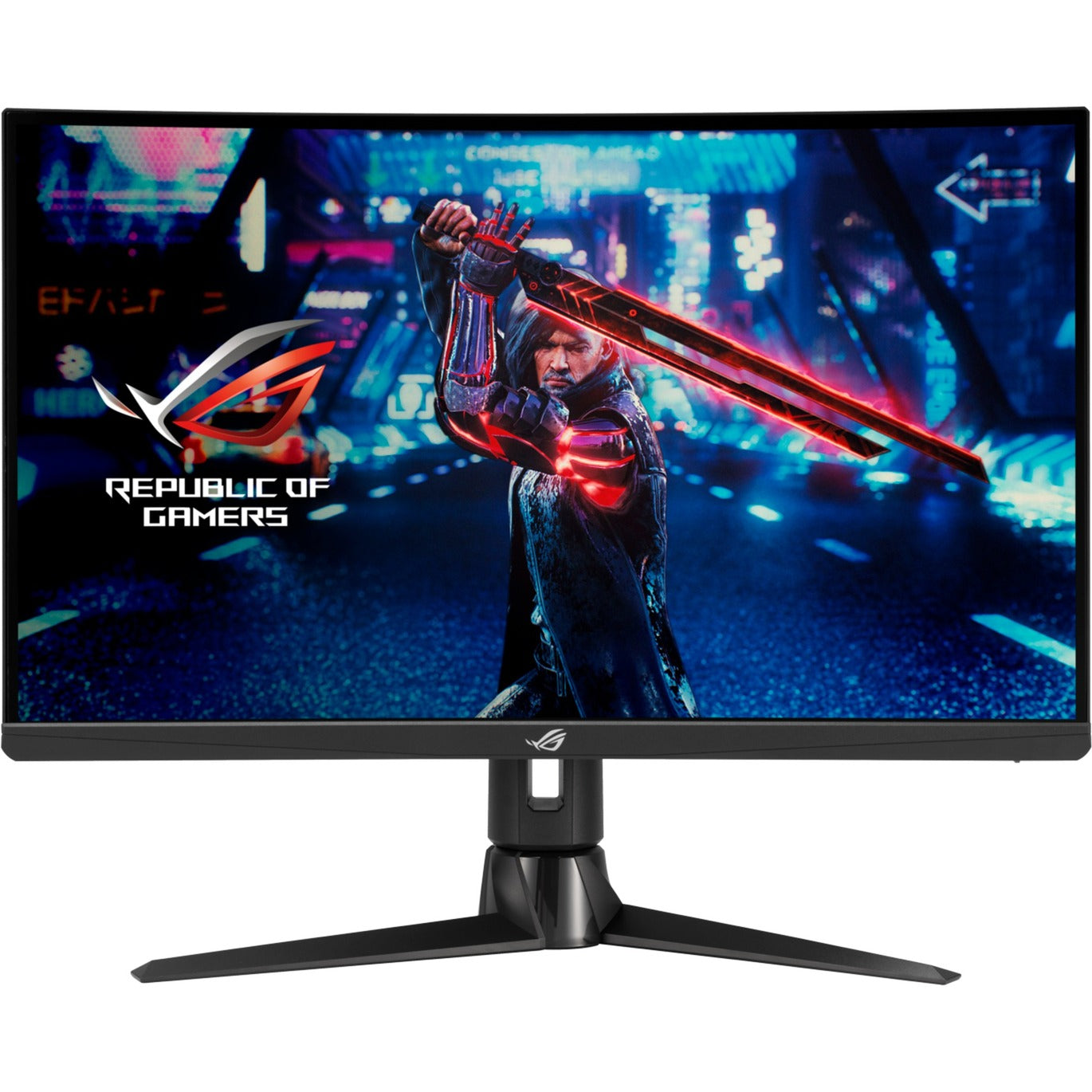 Moniteur de jeu incurvé Asus rog strix xg27aqv 27 (noir, 2x hdmi, 1x port d'affichage, 170 hz)